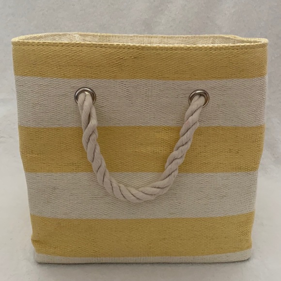 The Land of Nod | Stripes Around the Storage Collection Cube Bin